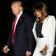 Donald Trump and Melania Trump walk across the South Lawn from Marine One to the White House on Aug. 24, 2018, in Washington, D.C.